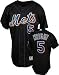 David Wright New York Mets Second Alternate Black Authentic MLB Jersey