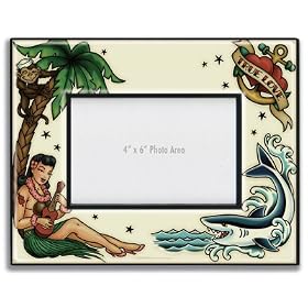 Retro-a-go-go HULA ISLAND PICTURE FRAME