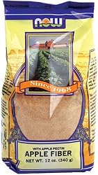 NOW Foods Apple Fiber Powder, 12-Ounce Bags (Pack of 4)