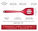 StarPack Basics XL Silicone Kitchen Utensil Set (6 Piece), High Heat Resistant to 480°F, Hygienic One Piece Design, Large Non Stick Spatulas & Serving Utensils (Cherry Red)