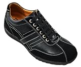 Sale  shoe lifts for height-TOTO - A66351 - 2.8 Inches Taller - Size 9 D US - Height Increasing Elevator Shoes (Black Casual Shoes)
