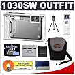 Olympus Stylus 1030SW 10.1MP Digital Camera with 3.6x Optical Wide Angle Zoom (Silver) + 2GB Cameta Bonus Accessory Kit