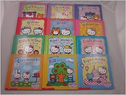 Set of 12 Hello Kitty Activity Books: Craft Sticks, Painting, Tissue ...