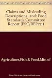 Food Standards Committee second report on claims and misleading descriptions