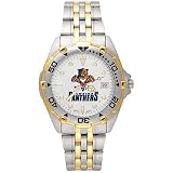 LogoArt Florida Panthers Men's All-Star Stainless Steel Watch