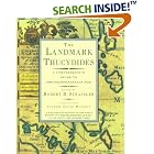 Click here to buy The Landmark Thucydides: A Comprehensive Guide to the... by  Thucydides, Robert B. Strassler, Victor Davis Hanson, and Richard Crawley.