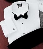 Signature 28-Pleat Broadcloth Wing Collar Formal Dress Shirt Big Or Tall