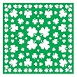 Beistle Company 193099 Shamrock Bandana