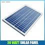 Solartech Power 20 Watt 12 Volt Solar Panel Picture Frame