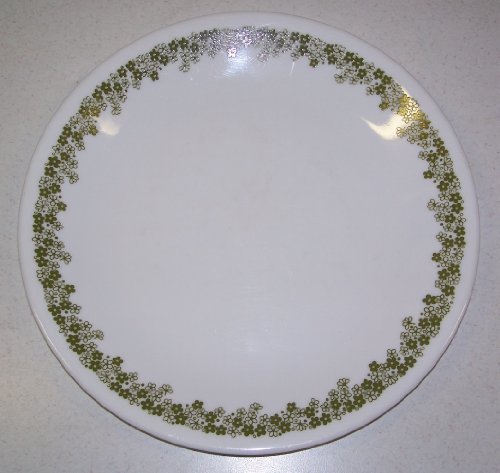 Corelle - Spring Blossom Green (Crazy Daisy) - 8-1/2 Corelle - Spring Blossom Green (Crazy Daisy) - 8-1/2