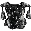 Fox Racing R3 Empire Men's Roost Deflector Motocross Motorcycle Body Armor - Color: Black, Size: Large