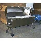Cajun Grill Stretch Bbq Charcoal Grill Stainless Steel
