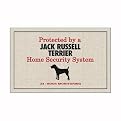 Protected by Jack Russell Terrier Doormat