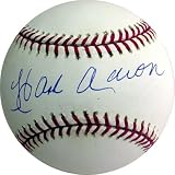 Hank Aaron Hand Signed Baseball