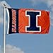 Illinois Fighting Illini Large 3x5 College Flag