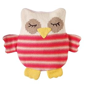 Aroma Home Animal Hotties Microwavable Knitted Owl Body Warmer