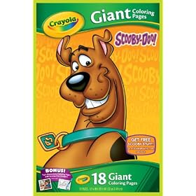 Crayola Scooby-Doo Giant Coloring Pages: Toys &amp; Games