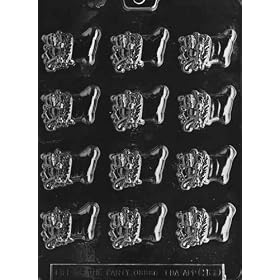 B.S. FILLED STOCKING Christmas Candy Mold Chocolate by CybrTrayd