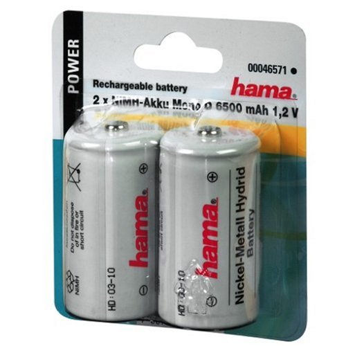 Hama NiMH Akku D Mono 6500 mAh 2er Pack