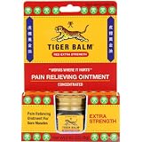 Tiger Balm Pain Relieving Ointment, Extra Strength, 0.63 Ounces (Pack of 3) ~ Tiger Balm