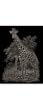 Copper Foil Engraving Art 8X10-Giraffe & Baby