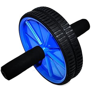 Ab Wheel Roller - 100% Lifetime Guarantee - Premium Quality - Best for Sculpting 6 Pack Abs, Abdominal Workout, Core Fitness Training, Toning Back & Arms - Easy Assembly - Knee Mat and Exercise Guide