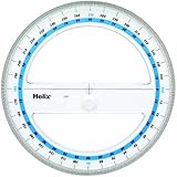Helix 6-Inch 360 Degree Professional Protractor (12091)