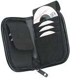 CDRJ-8 CD-R Case for 3 Pocket CDs (8 Capacity, Nylon, Black)