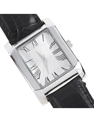 Orient Idea Ori-0276E Unisex Wrist Quartz Analog Watch Timepiece with PU Leather Band - White