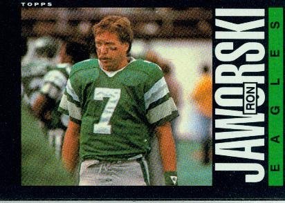 1985 Topps #132 Ron Jaworski - Philadelphia Eagles (Football Cards)
