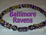 NFL Baltimore Ravens 3-Rope x50 Titanium Tornado Sport Necklace - 18"