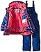 Rugged Bear Girls' Snowsuit with Plaid Coat