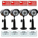 VideoSecu (IR804D4) 4 Night Vision surveillance home video security IR Indoor Outdoor Camera Kit