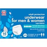 Rite Aid Protective Underwear, Overnight Absorbency, Small/Medium, 16 ct.