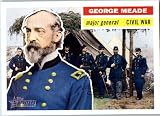 2009 Topps American Heritage Baseball Cards # 30 George Meade ( General Civil War )( Military Leader ) Trading Card in Protective Screw Down Display