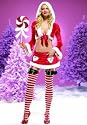 Christmas 2PC Miss Santa Claus Sexy Holiday Party Costume