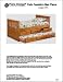 Twin Captain's Bed with Trundle Woodworking Plans- Design #1CPT1