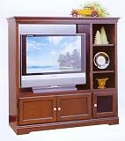 Palma Entertainment Center In Oak Finish