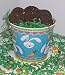 Gourmet Food : Scott's Cakes 1 lb. Chocolate White Chocolate Chip Cookies in a Blue Bunny Pail