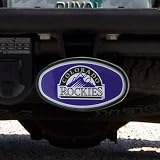 MLB Colorado Rockies Hitch Plastic with Dome