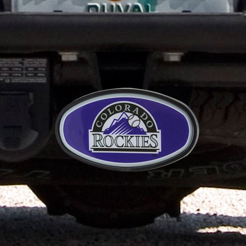 Colorado Rockies Domed Logo Plastic Hitch Cover