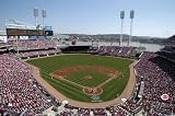 Cincinnati Reds Great American Ballpark 4x6 Feet Photo Mural Commercial Grade Wallpaper