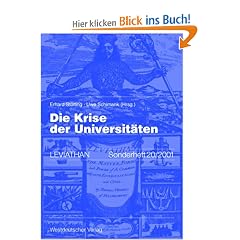 Die Krise der Universit�ten (Leviathan Sonderhefte)