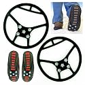 YWS 1 pair Snow & Ice Over Shoes & Boots Anti-Slip Footwear Grippers Size: Medium, 3 - 7.5