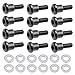 Hobbypark Shoulder Screws 3x12mm with Washers 3x6x0.5 for Traxxas Ultra Shocks,Replacement of Part 3642 (Set of 12)