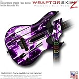 Radioactive Purple Skin fits Band Hero, Guitar Hero 5 & World Tour Guitars  ....