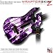 Radioactive Purple WraptorSkinz Skin fits Guitar Hero World Tour Guitar for Nintendo Wii (GUITAR NOT INCLUDED)