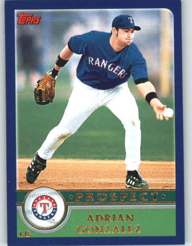 2003 Topps Traded #T122 Adrian Gonzalez PROS - Texas Rangers (Prospect / Rookie) (Baseball Cards)