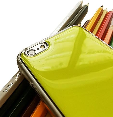 NEW Anti Slip Technology - Sticks to Glass. iPhone 6 Case. Stylish, Soft & Glossy Epoxy Gel Surface in Clear Casing. Snug Fit. Available in 6 Vibrant Colours (Black)