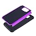 Fulland Hybrid Shockproof Rubber Hard Case for Samsung Galaxy Note 5 - Purple